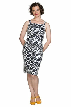 Banned Tile Print Skinny Dress 1 Banned Tile Print Skinny Dress