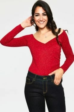 Voodoo Vixen Starlynn Snowflake Off The Shoulder Top