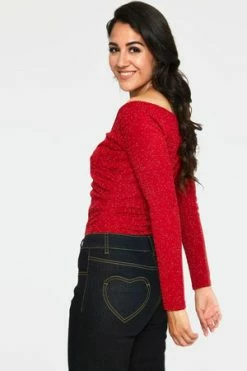 Voodoo Vixen Starlynn Snowflake Off The Shoulder Top -Clorhing Shop tpa 2258 bi 02 ef0b5b16 e123 40b4 9057 14e7678147d6 300x