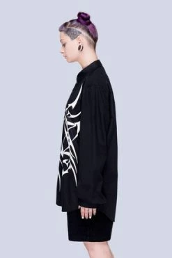 Long Clothing Tribal Black Shirt - Unisex 5 Long Clothing Tribal Black Shirt - Unisex -Clorhing Shop tribal black shirt unisex long clothing 3 300x