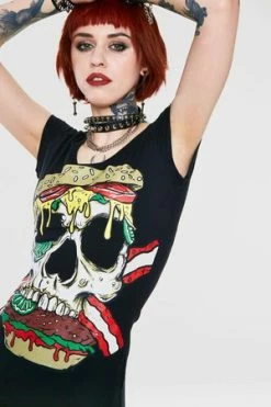 JAWBREAKER Twisted Burger T-Shirt -Clorhing Shop twisted burger t shirt jawbreaker 4 300x