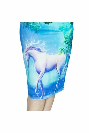 Dr Faust Unicorn In An Enchanted Forest Midi Dress - Inorog 4 Dr Faust Unicorn In An Enchanted Forest Midi Dress - Inorog - Image 4