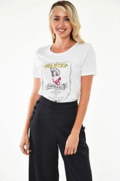 Voodoo Vixen Wanted Tee -Clorhing Shop wanted tee voodoo vixen 4 300x