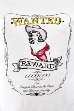 Voodoo Vixen Wanted Tee -Clorhing Shop wanted tee voodoo vixen 5 300x