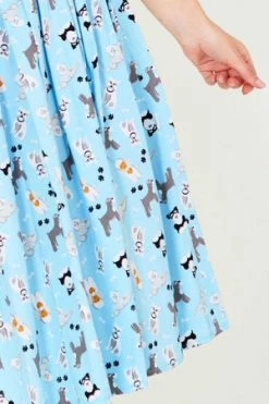 Voodoo Vixen Wendy Dog Print Skirt -Clorhing Shop wendy dog print skirt voodoo vixen 5 300x