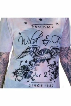 Dr Faust Wild Printed Mesh Oversized Top - Jaylene -Clorhing Shop wild printed mesh oversized top jaylene dr faust 3 300x