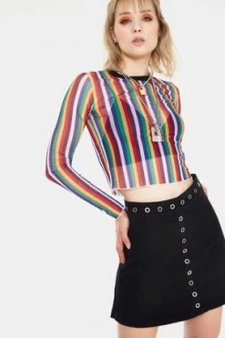 JAWBREAKER Wild West Eyelet Skirt