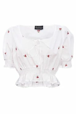 Voodoo Vixen Winnie Milkmaid-inspired Top 8 Voodoo Vixen Winnie Milkmaid-inspired Top -Clorhing Shop winnie milkmaid inspired top voodoo vixen 4 300x