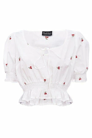 Voodoo Vixen Winnie Milkmaid-inspired Top 4 Voodoo Vixen Winnie Milkmaid-inspired Top - Image 4