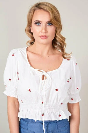 Voodoo Vixen Winnie Milkmaid-inspired Top 1 Voodoo Vixen Winnie Milkmaid-inspired Top