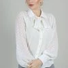 Voodoo Vixen Winona Neck Tie Chiffon Blouse