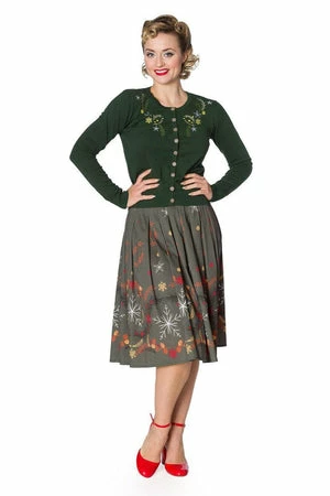 Banned Winter Leaves Embroidery Cardigan 4 Banned Winter Leaves Embroidery Cardigan - Image 4