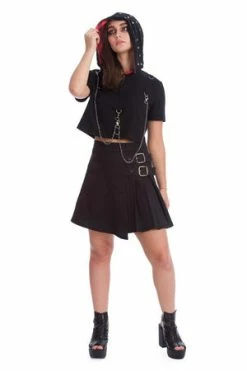 Banned Youth Girl Sleeveless Hoodie -Clorhing Shop youth girl sleeveless hoodie banned 4 300x