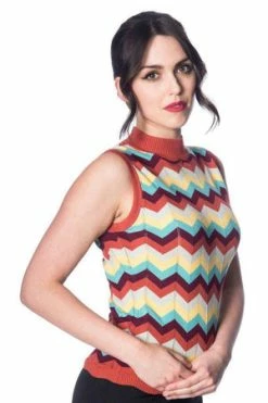 Banned Zadia Zig Zag Tank -Clorhing Shop zadia zig zag tank banned 3 300x